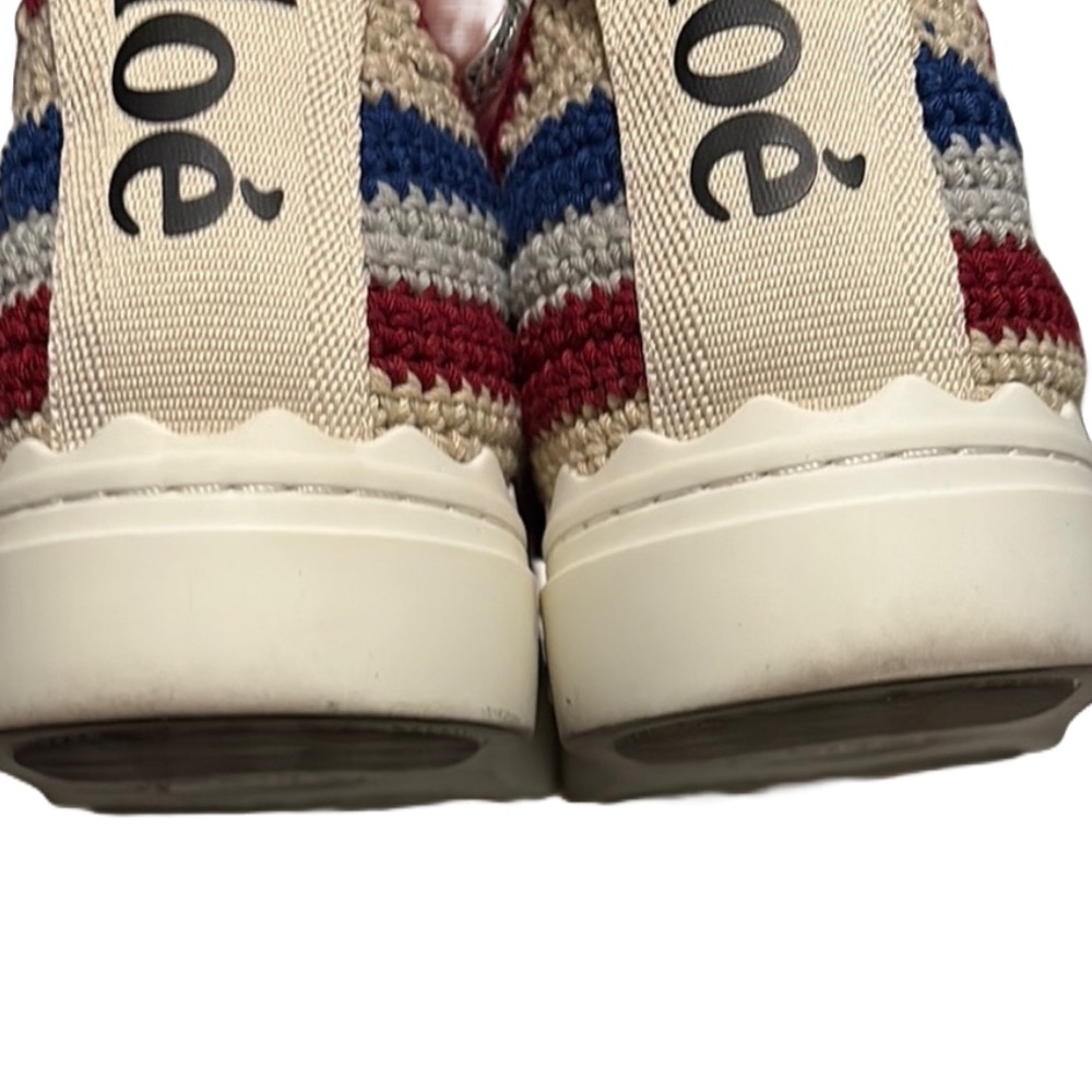 EUC Chloe Lauren Crochet Sneaker - Picture 7 of 7